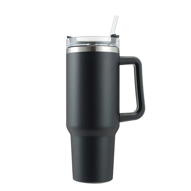 Insulated Tumbler Straw With Handle**