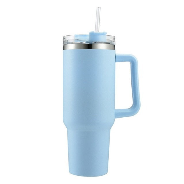 Insulated Tumbler Straw With Handle**