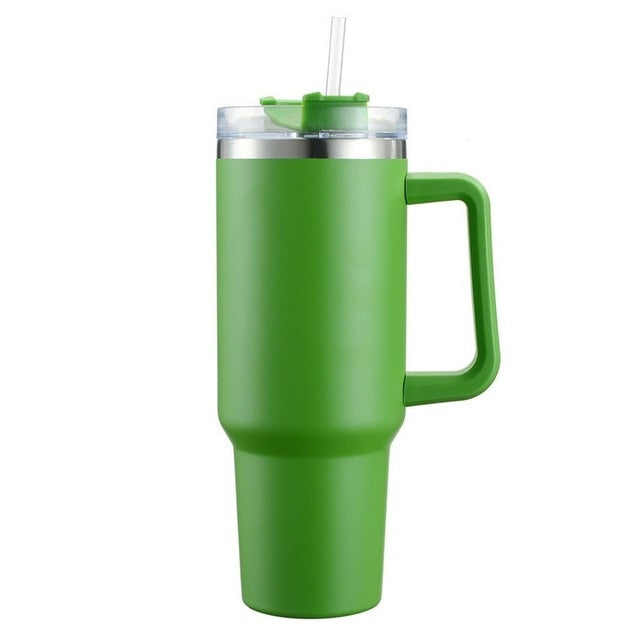 Insulated Tumbler Straw With Handle**