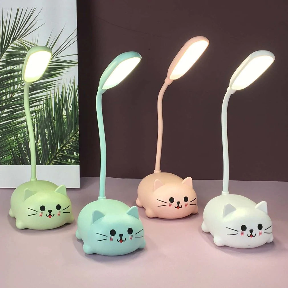 WhiskerWonder: Adorable Cat Desk Lamp