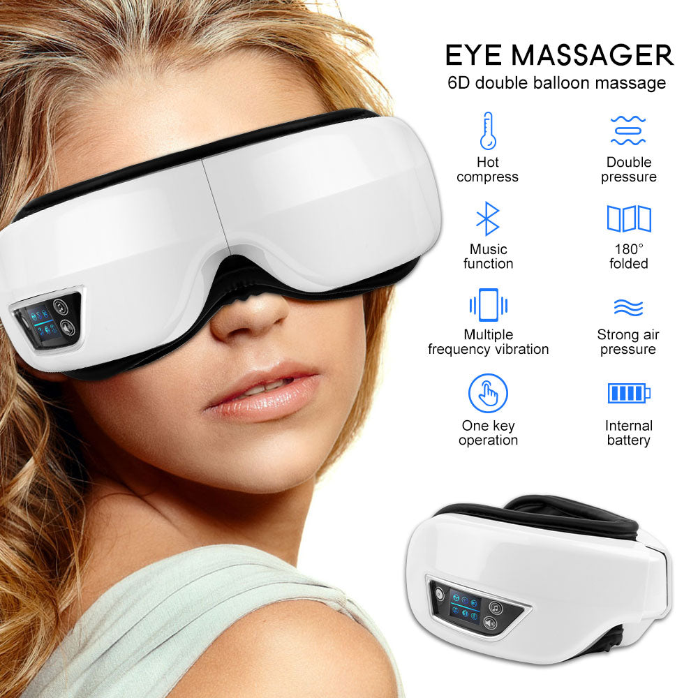 SereneEyes™ Electric Vibration Bluetooth Eye Massager