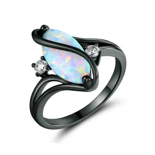 Opulent Opal Radiance Ring