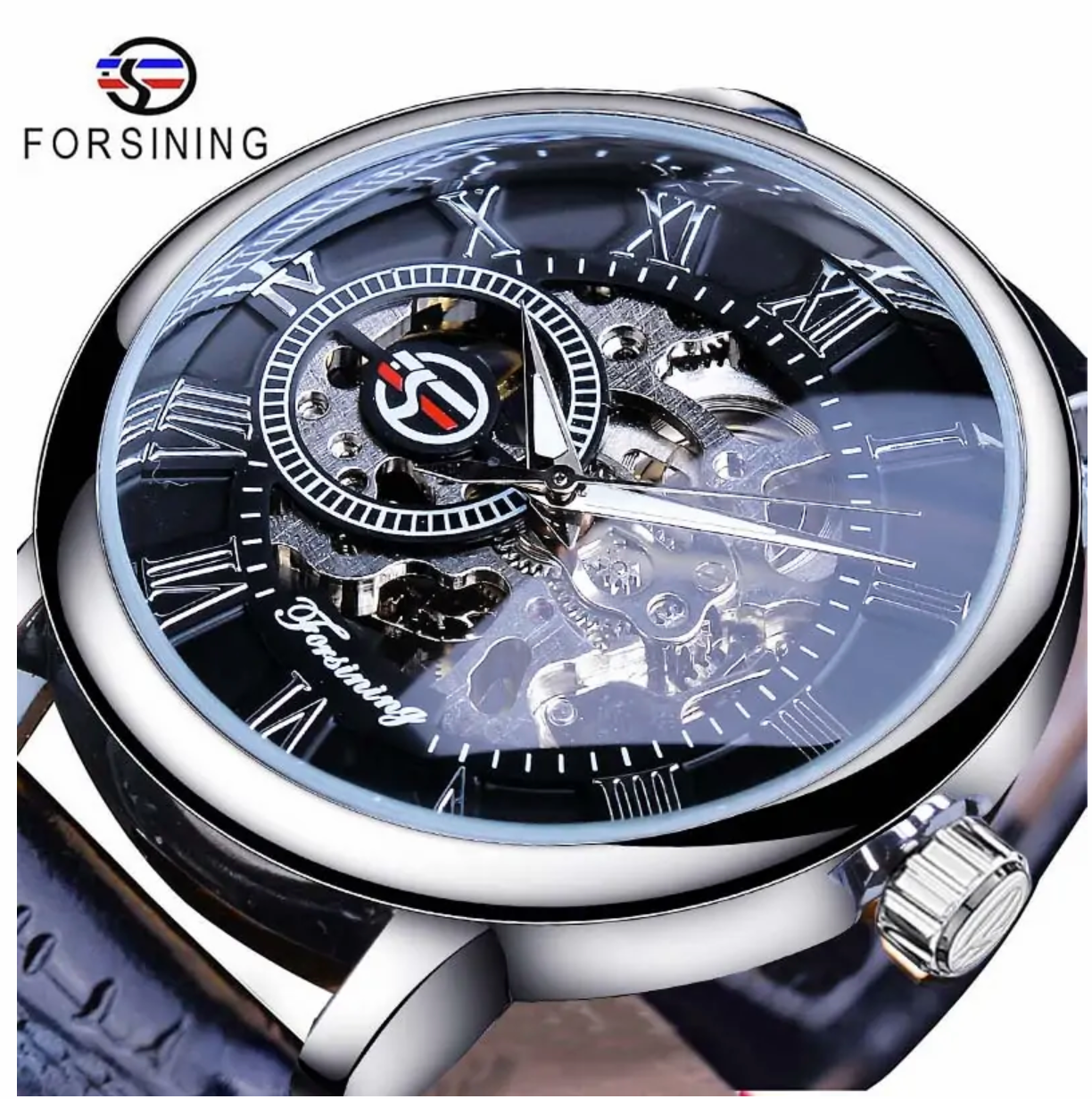 Men's Luxury Skeleton Dial Watch