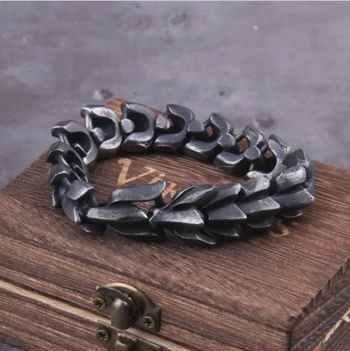 Viking Ouroboros Vintage Punk Bracelet