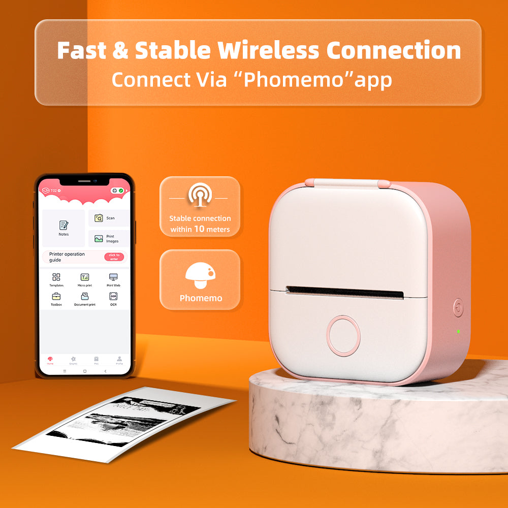 Bluetooth-Compatible Pocket Printer**