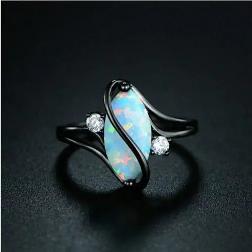 Opulent Opal Radiance Ring