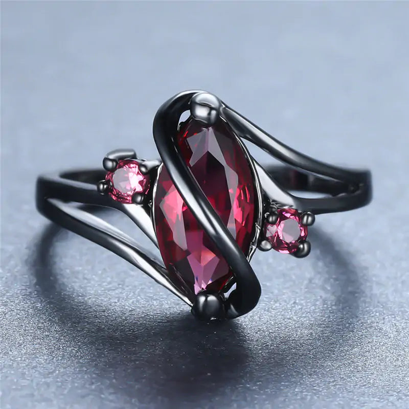 Radiant Leaf: Crystal Ring