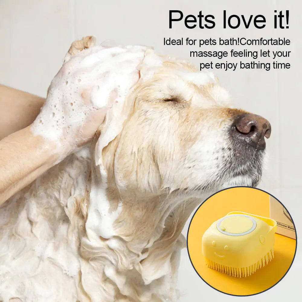 PurrfectCare Soft Silicone Dog Brush